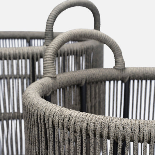 Alcoy Baskets Slate (Set of 2)