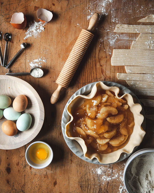 Agrarian Pie Dish - Stone