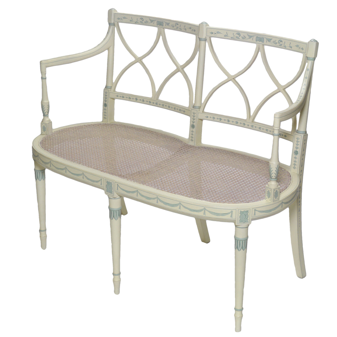 Pale Blue Julia Settee by French Market Collection