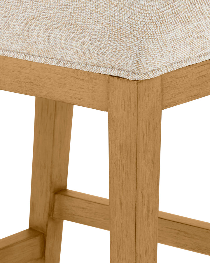 Santos Sea Sand Counter Bar Stool, by Currey and Company