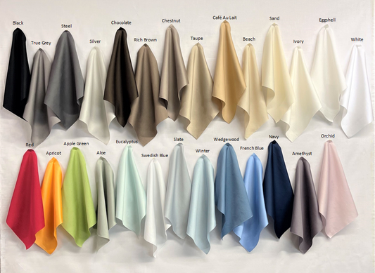 CHARLIE! Custom Made Bedding in Eggshell Sateen Sheeting