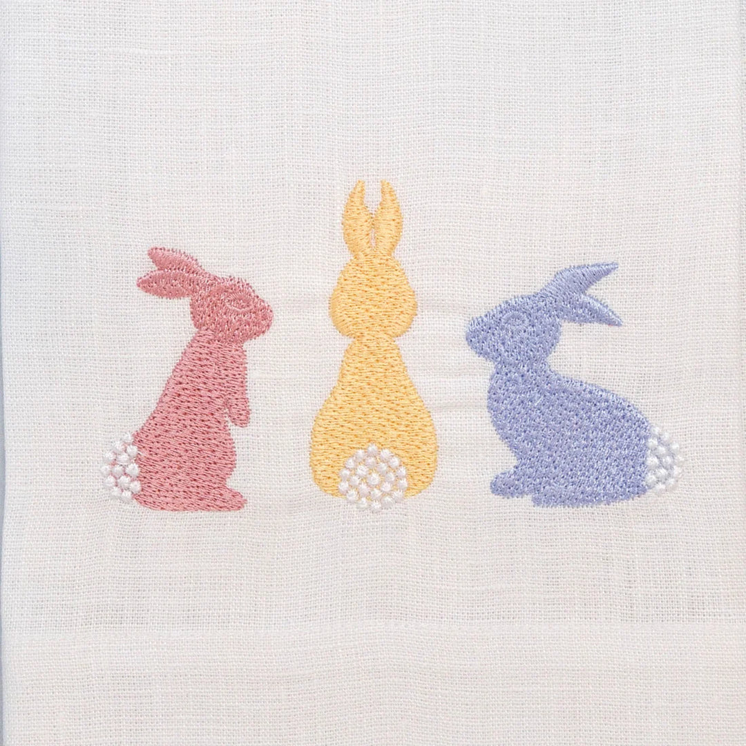 Easter Bunny Trio Linen Towel