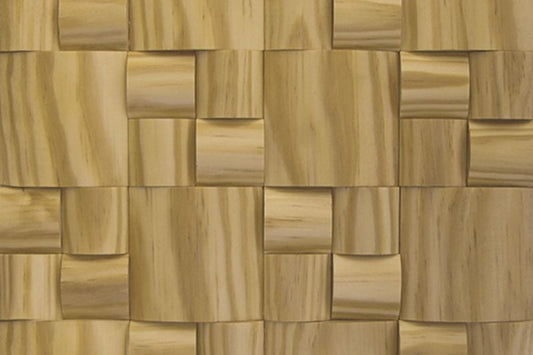 US Pine Pattern Straw Mesh-mounted Wood Mosaic Wall Tile - Livfloors Collection