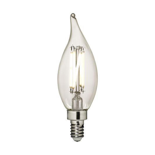 Clear E12 CA11 4W 350LM LED Bulb 12-pack Visual Comfort