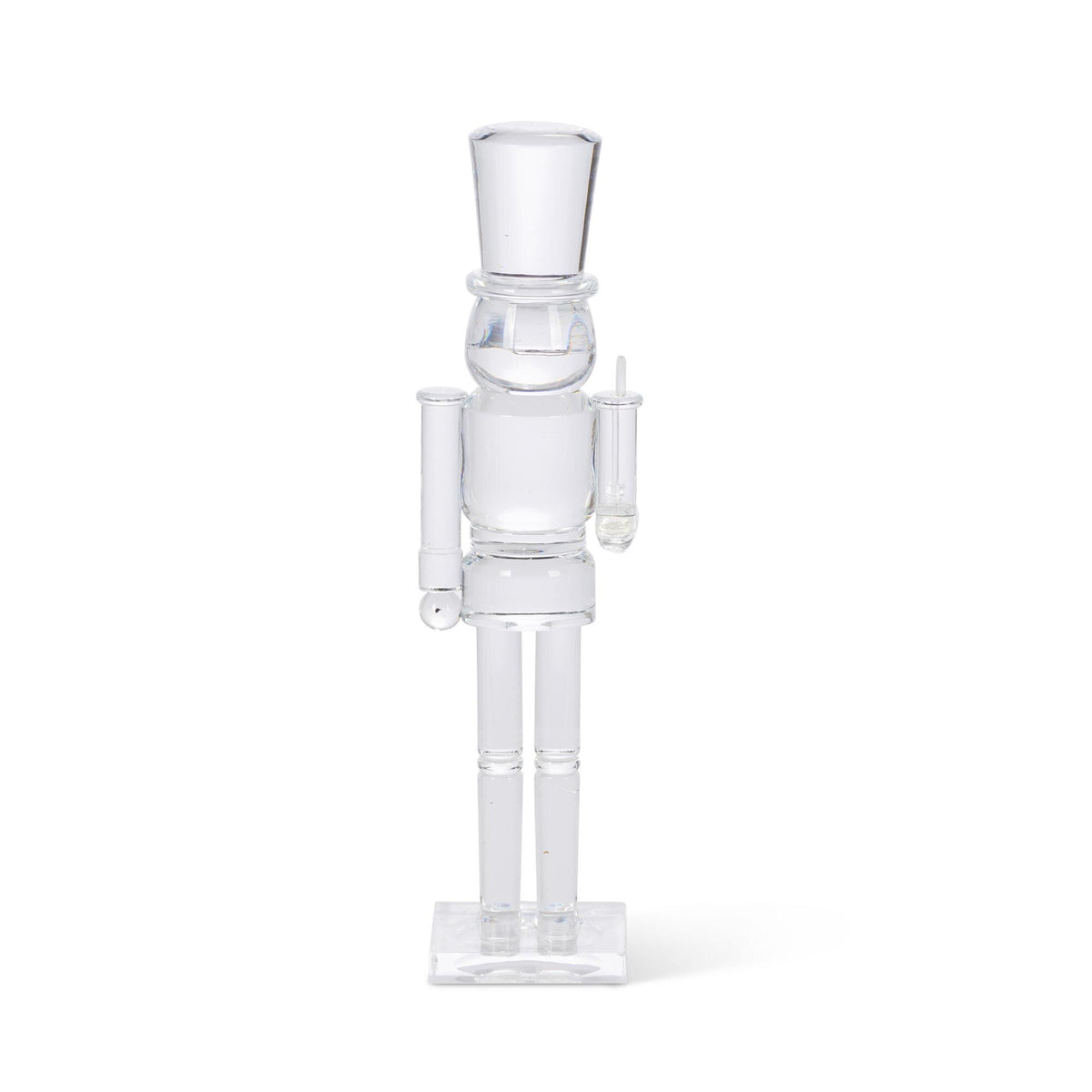 Clear Acrylic Nutcracker, 11.75"H