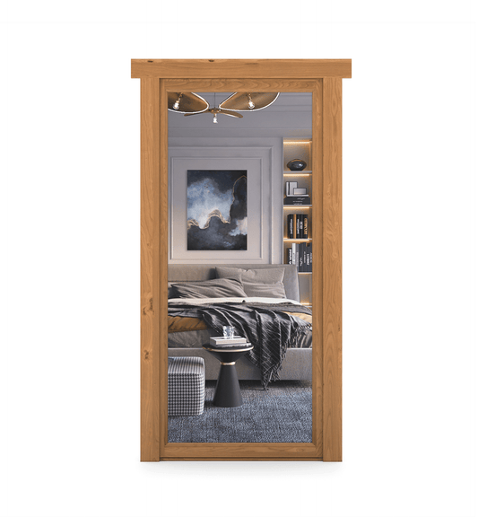 Hidden Alder Mirror Door