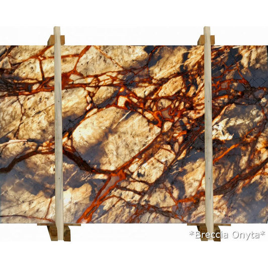 Breccia Onyta Marble Slabs Polished - Full Truckload