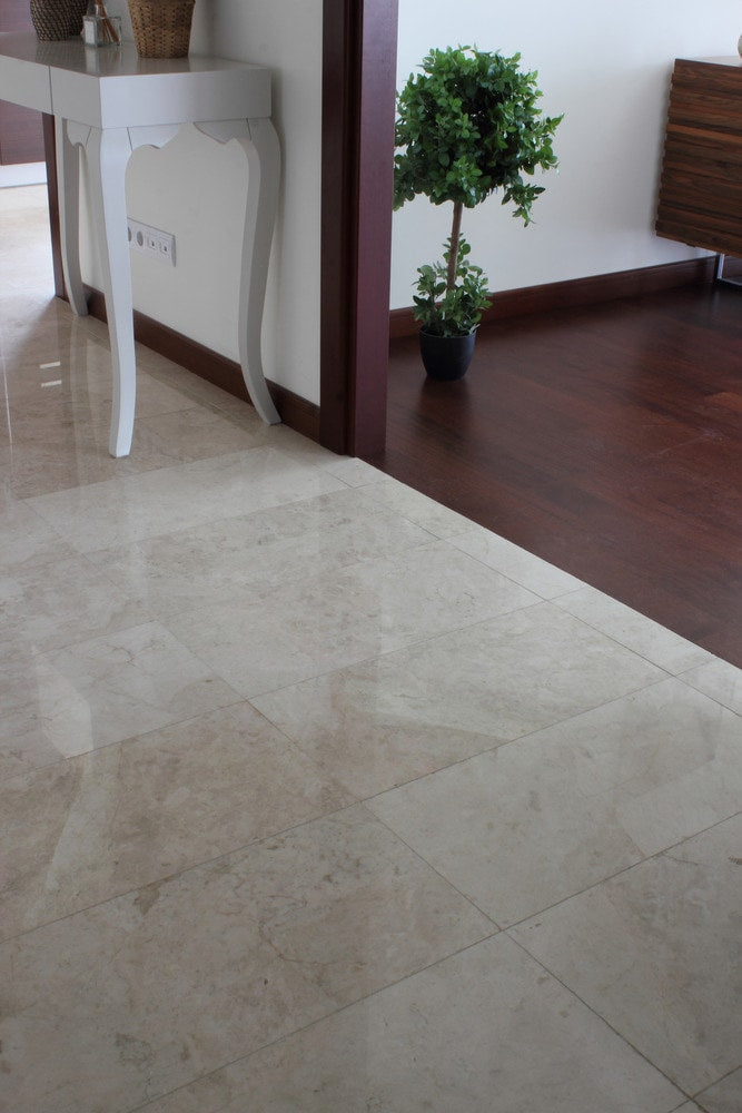 Cappuccino Light Beige Marble Floor and Wall Tile - Livfloors Collection