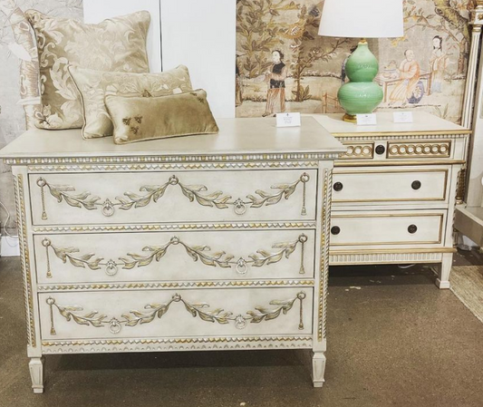 Claire Large Chest – Ornate Carvings with Deep Drawers | Free Shipping