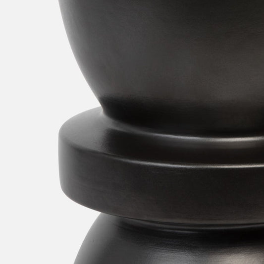 Binx Stool Black Matte Ceramic