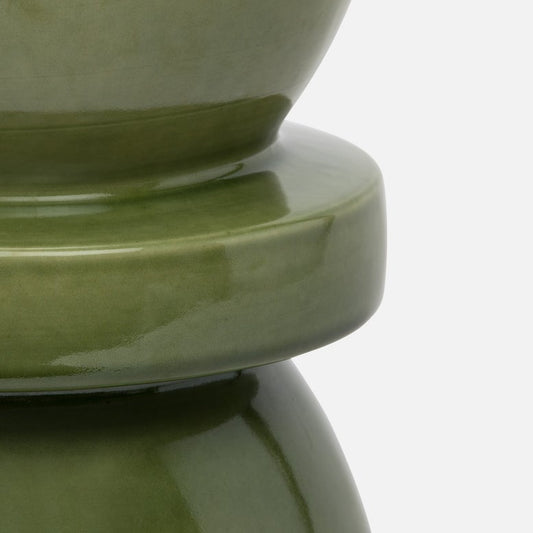 Binx Stool Green Gloss Ceramic