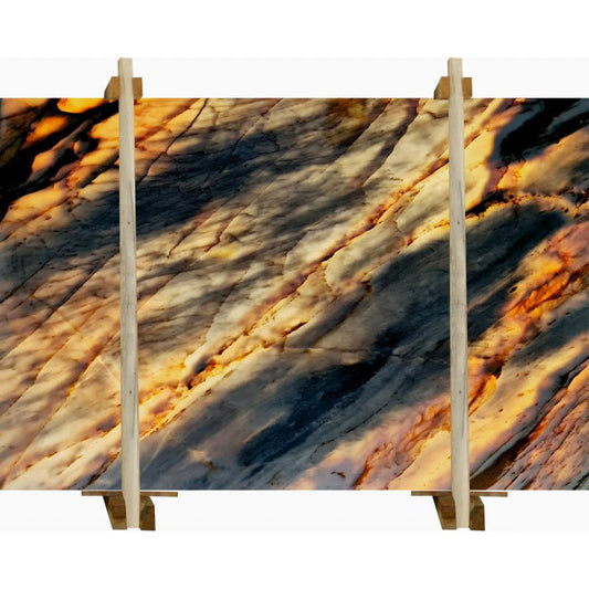 Giallo Gray Bookmatching Marble Slabs Polished - Full Truckload