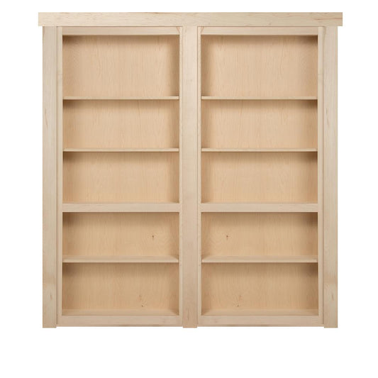 Hidden Maple French Door