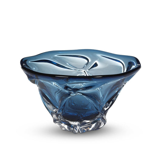 Tidal Glass Bowl, Blue