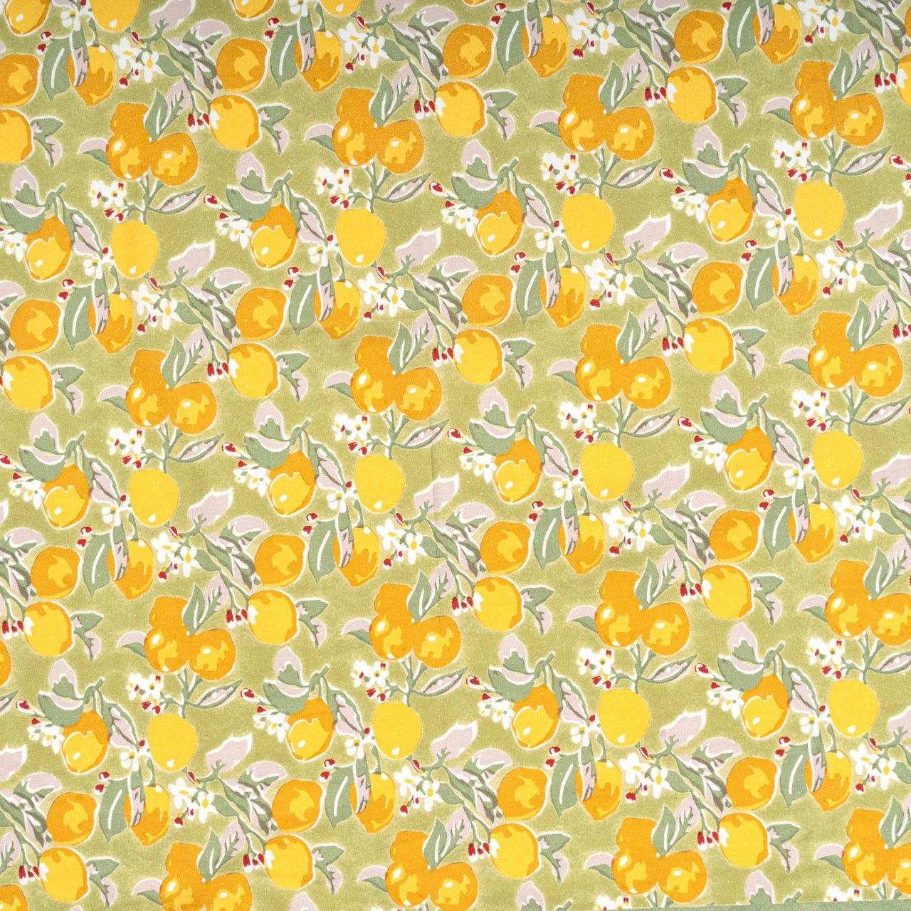 French Tablecloth Citron Vert & Yellow