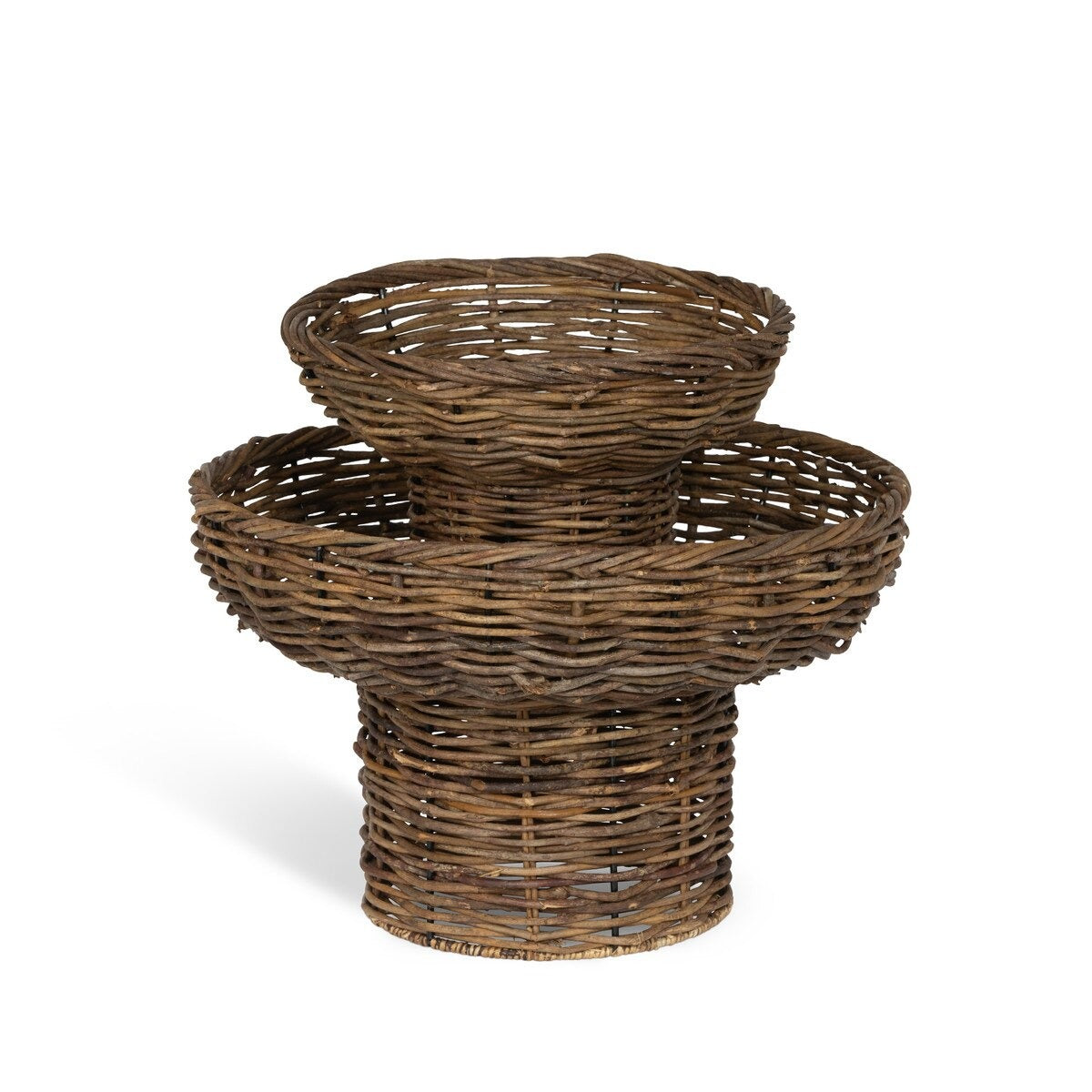 Island Palm Decorative Pedestals, Set of 2