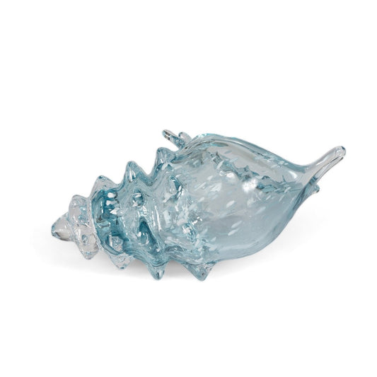 Lagoon Glass Seashell, Aqua