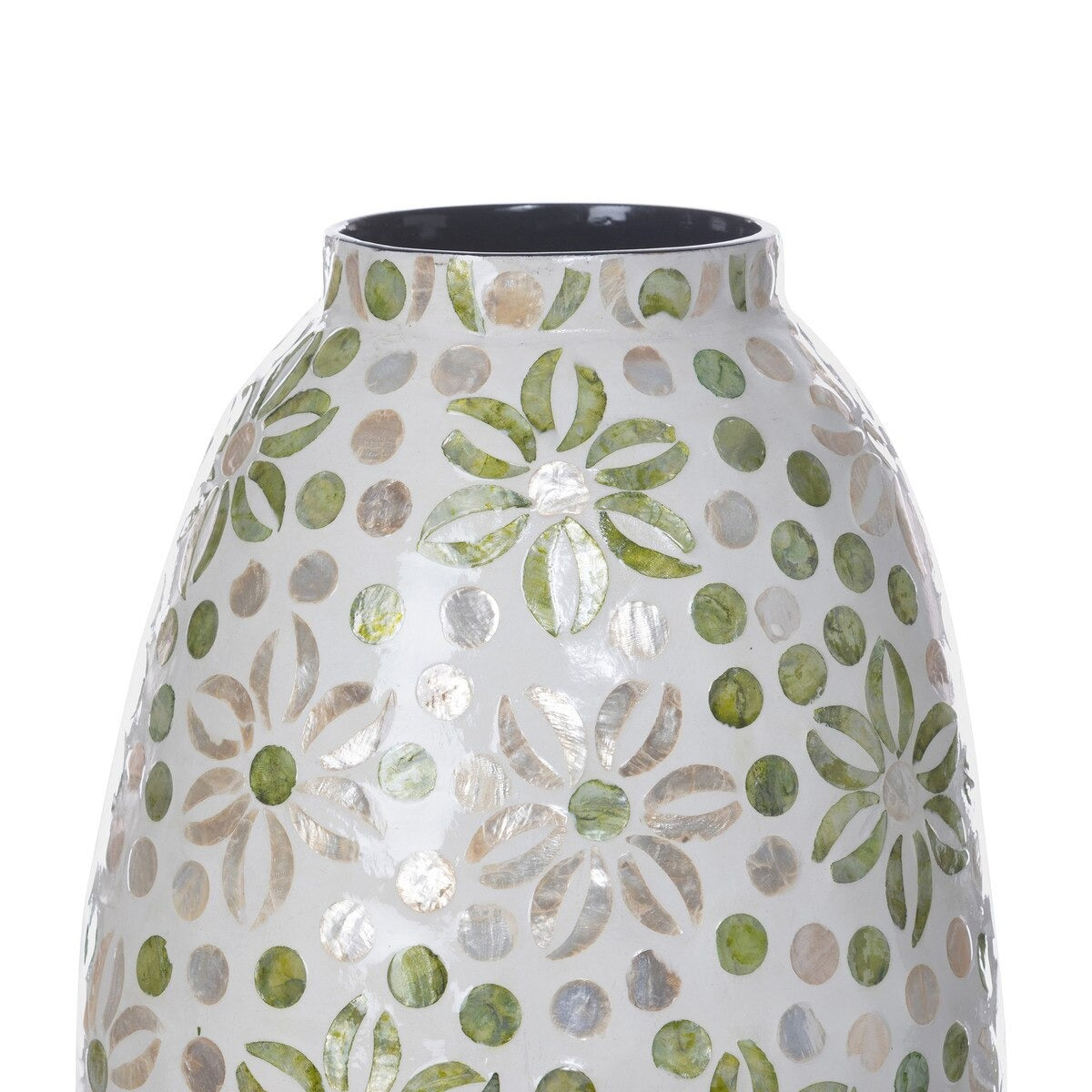 Capraia Coast Large Floral Vase, Capiz