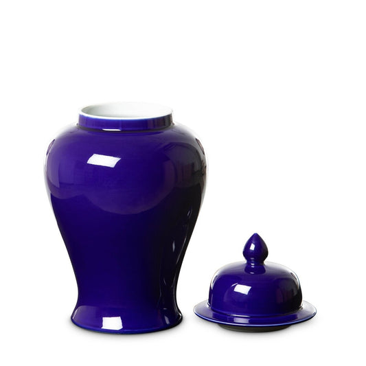Imperial Ceramic Ginger Jar, Indigo, Small