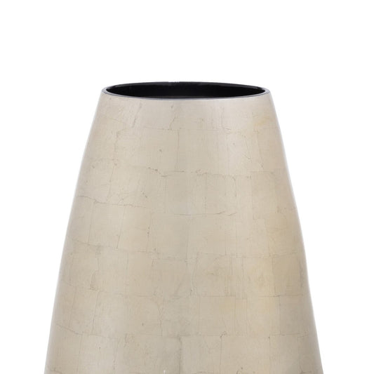 Great House Large Vase, Champagne Silver