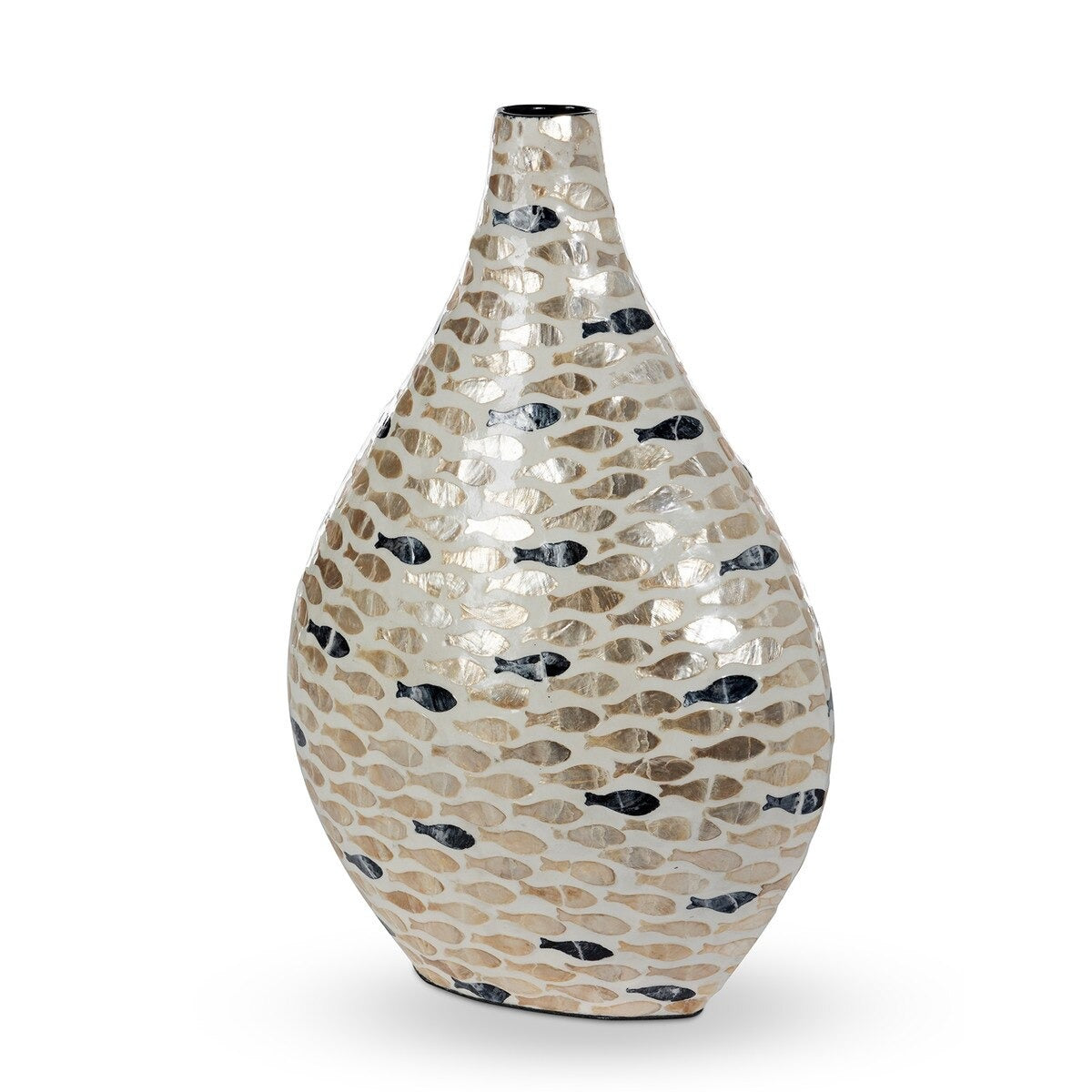 Capraia Coast Mosaic Vessel, Capiz, Nautical