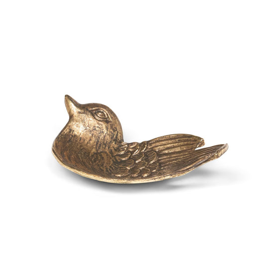 Gilded Sparrow Pewter Jewelry Dish (6-Pack)