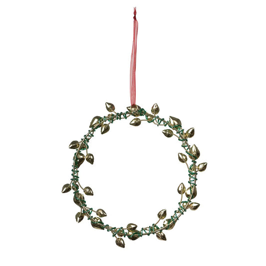 Beaded Vine Wreath Ornament (Set of 12)