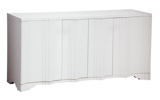 Jackson buffet enamel white angle