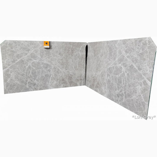 Loft Grey Bookmatching Marble Slabs Polished - Livfloors Collection