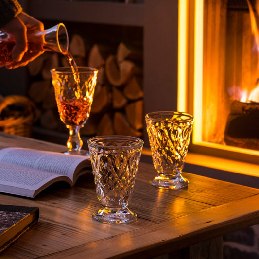 Lyonnais Tumblers Grey Set-6 Glasses