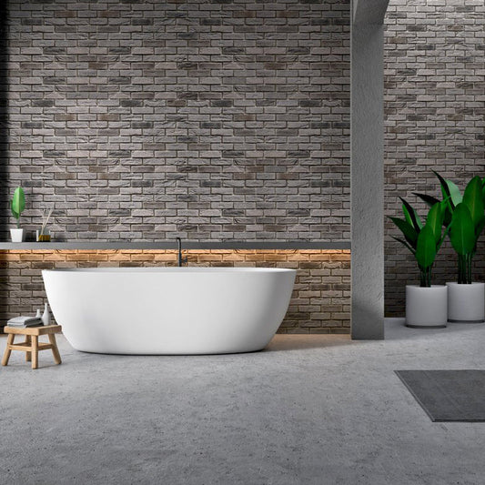 Loft Smoke Manufactured Stone Handmade Brick Veneer - Livfloors Collection