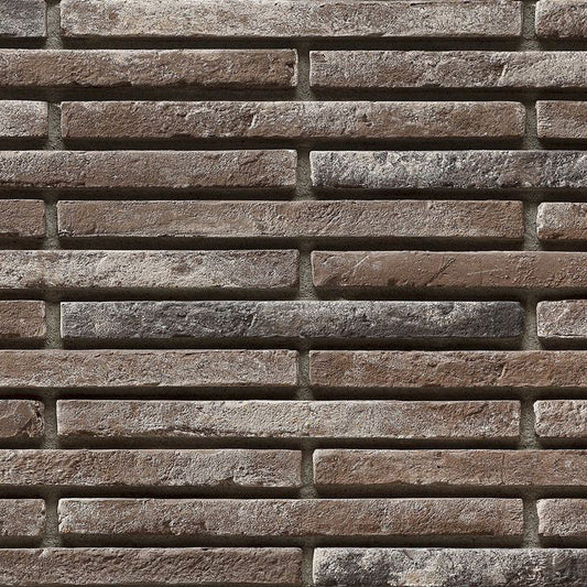 Maxima Chestnut Manufactured Stone Handmade Brick Veneer - Livfloors Collection