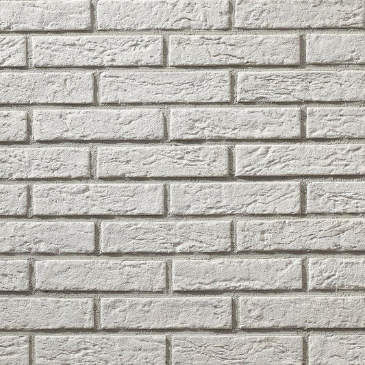 Slimfix White Manufactured Stone Handmade Thin Brick Veneer - Livfloors Collection