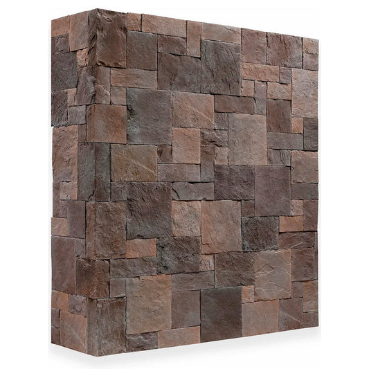 Ashlar Pattern Petra Granat Manufactured Stone Handmade Veneer - Livfloors Collection