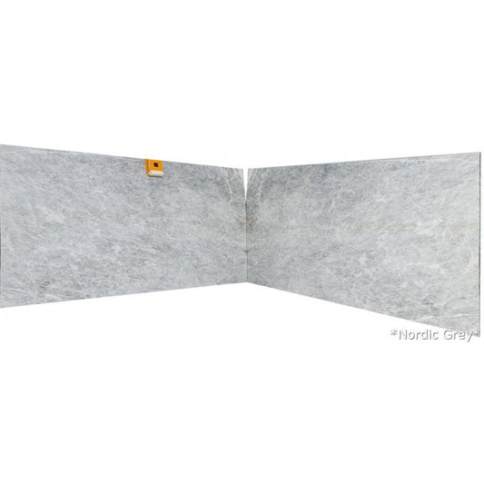Nordic Grey Bookmatching Marble Slabs Polished - Livfloors Collection