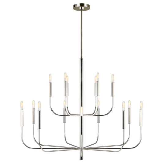Brianna Large Two-Tier Chandelier Designer Ellen Degeneres | Visual Comfort