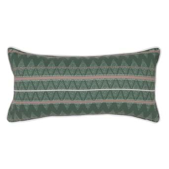 Indoor/Outdoor Cape Green Lumbar Pillows - Set of 2