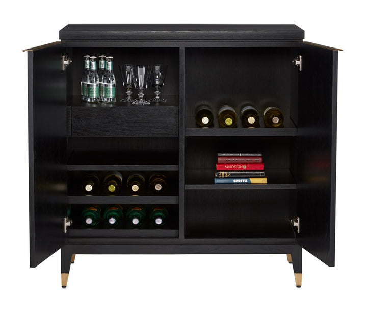 Sergio Bar Cabinet by Currey and Company