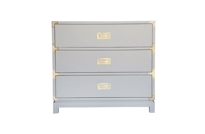 Carlyle Small Campaign Dresser in Grey by AVE Home