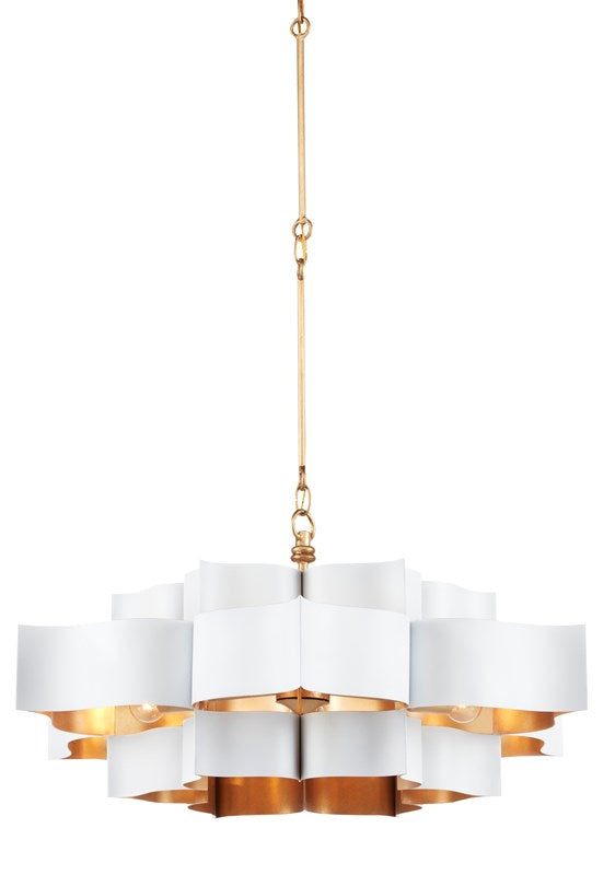 Grand Lotus Large Chandelier by Currey and Company