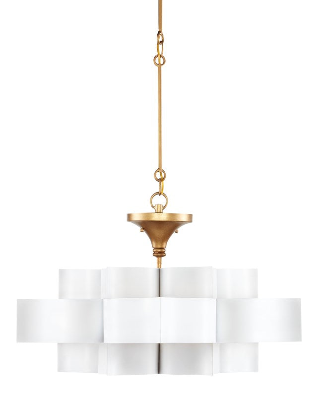 Grand Lotus Chandelier Small by Currey and Company