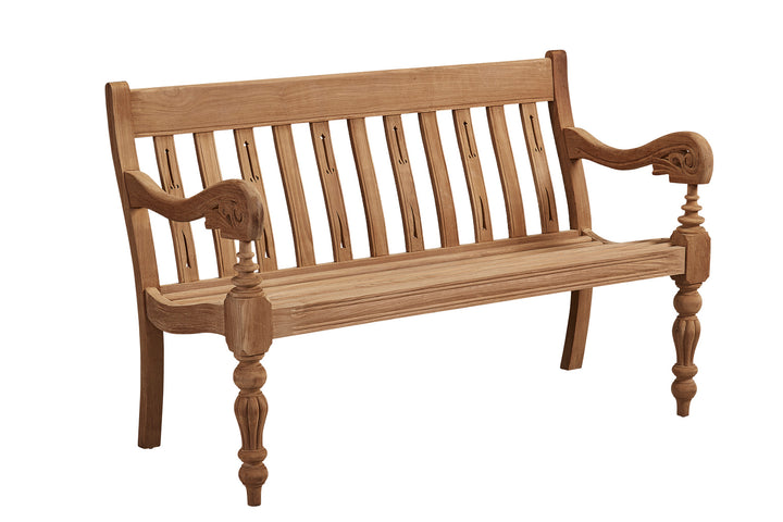 Queenslander Two Seater Outdoor Bench by Classic Home