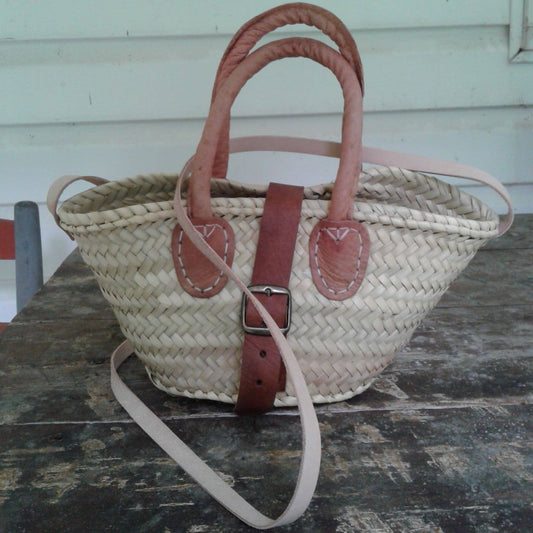 Cross Body Market Basket with Buckle - Maison de Kristine