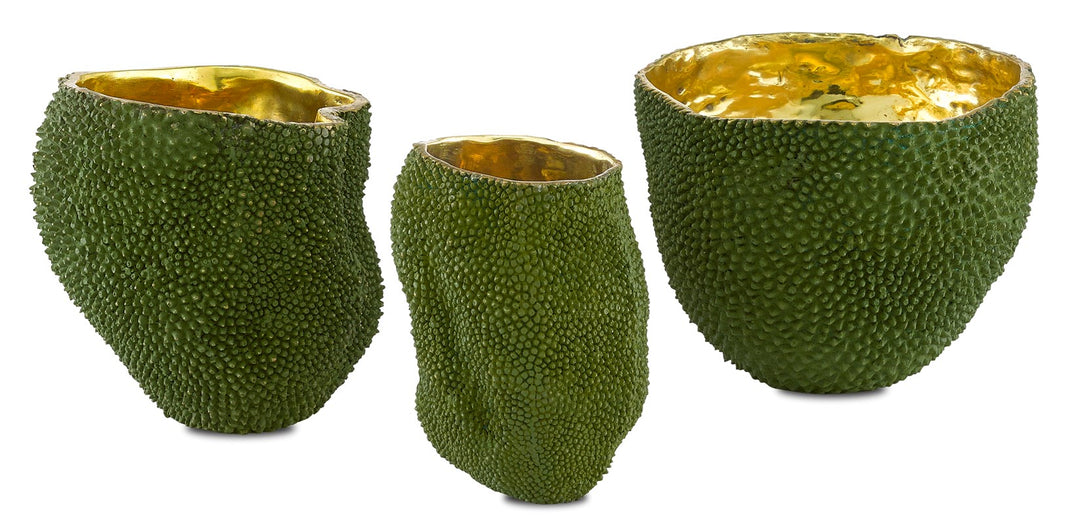 Jackfruit Large Green Vase by Currey and Company