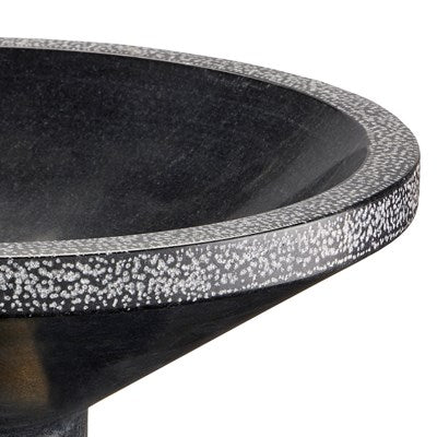 Vincent Black Marble Decorative Bowl by Currey and Company