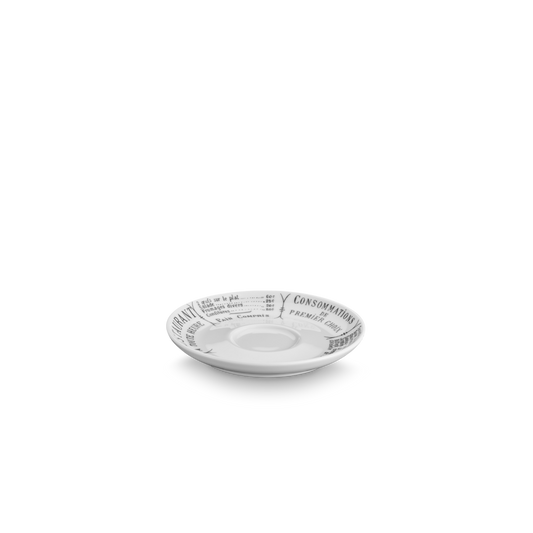 Brasserie Saucers, Set of 4