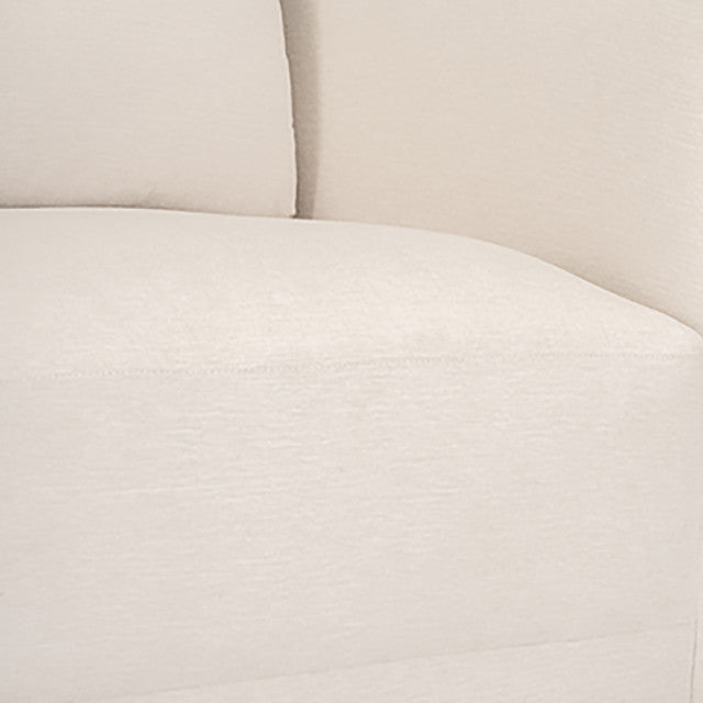 Chaise Sofa W/ Knife Edge Tailoring by Sagebrook Home
