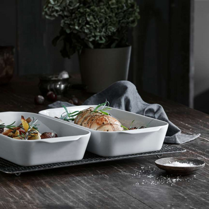 two rectangular roaster pans 2 sizes