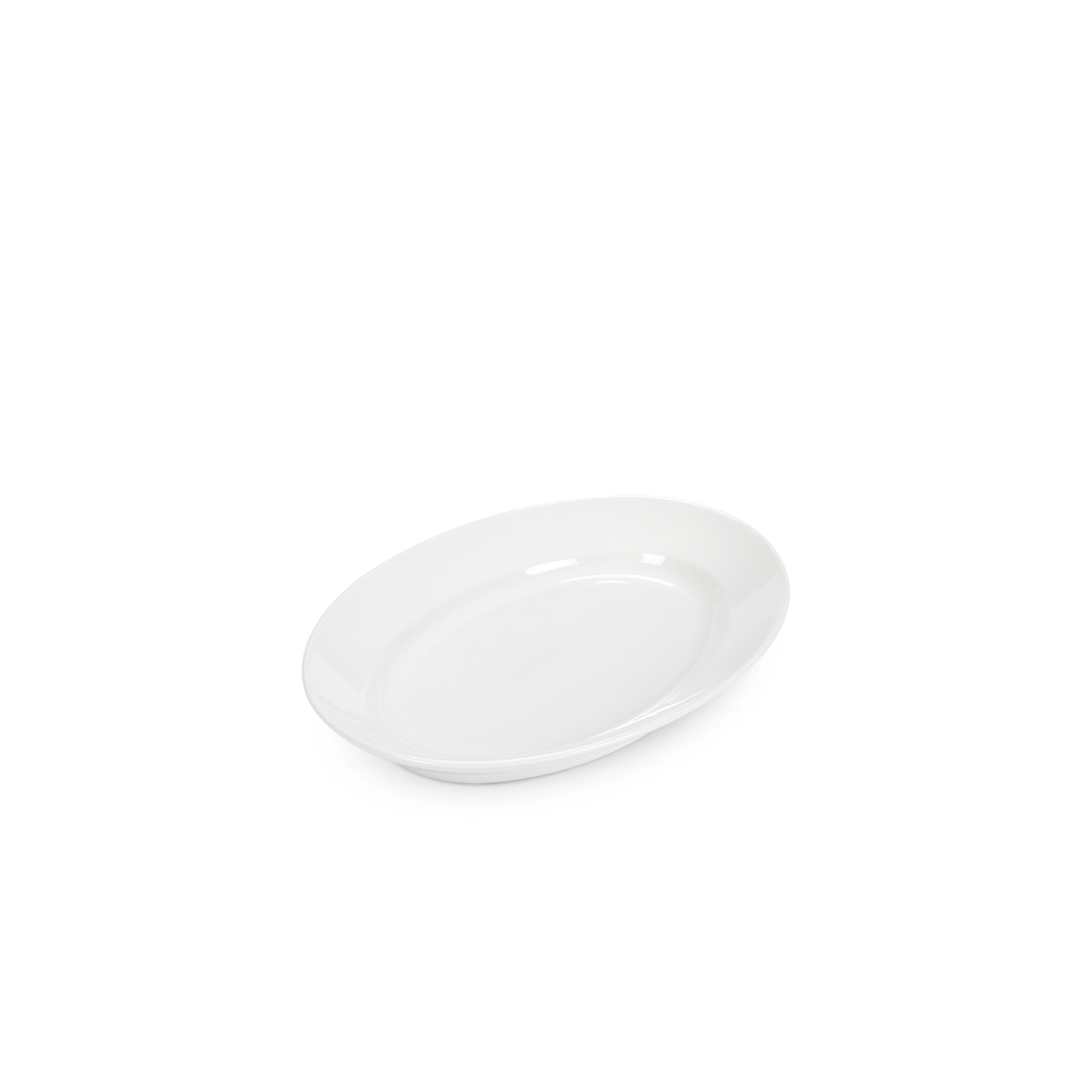 White ceramic bowl on a white background