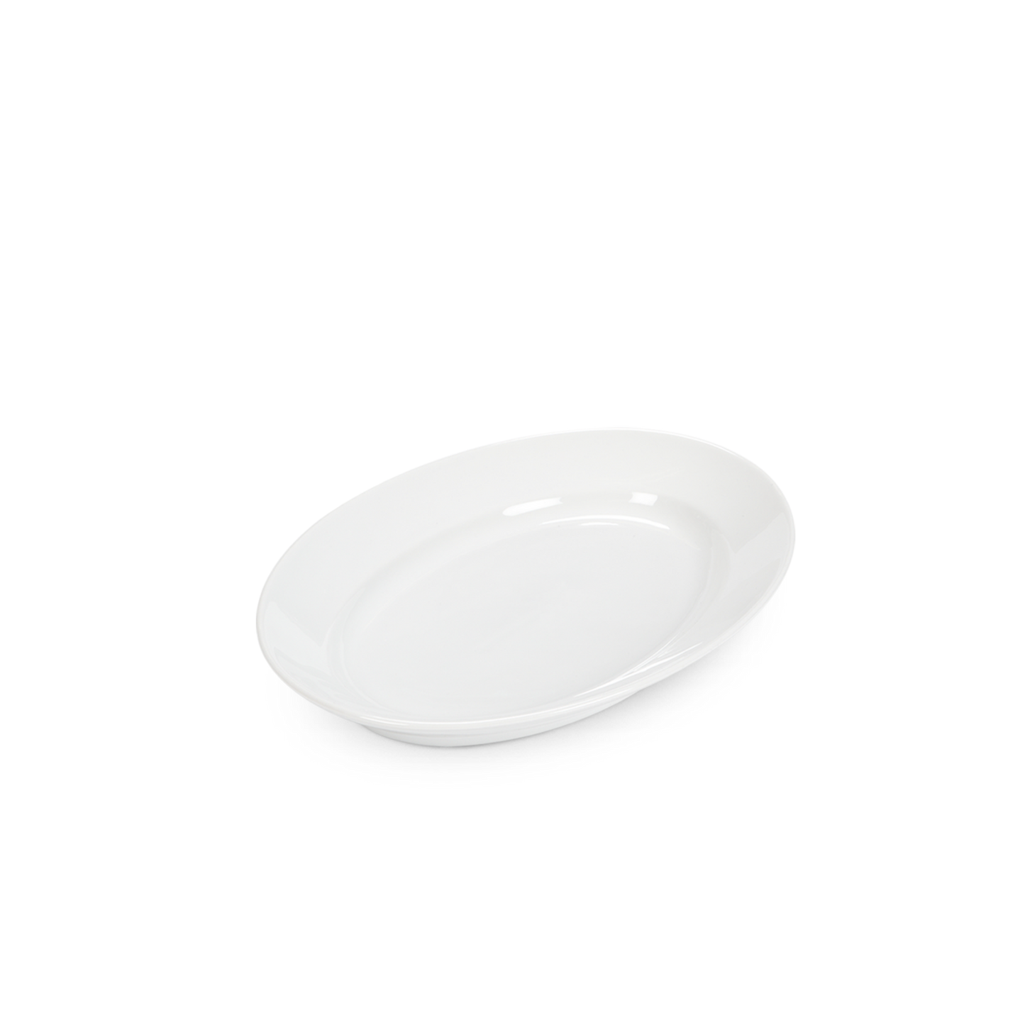 White ceramic bowl on a white background